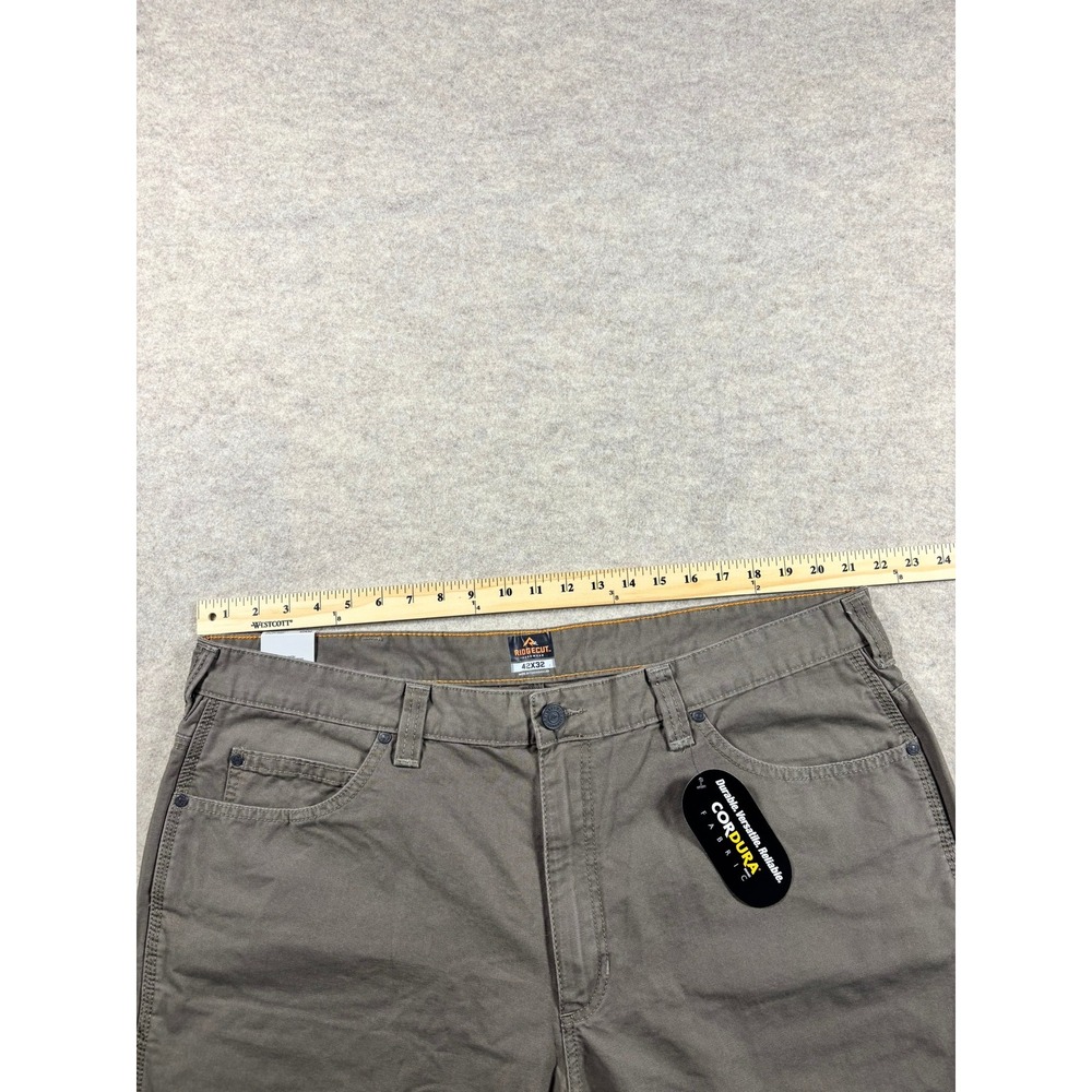 Ridgecut Toughwear Ultratough Canvas Utility Pants 42x32 Cordura Relaxed Fit - Picture 6 of 8